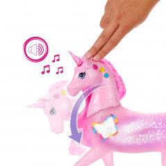 BARBIE DREAMTOPIA vienaragis su garsais ir šviesomis (JCP78)