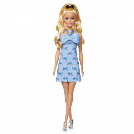 BARBIE madistė melsva suknele (HYT93)