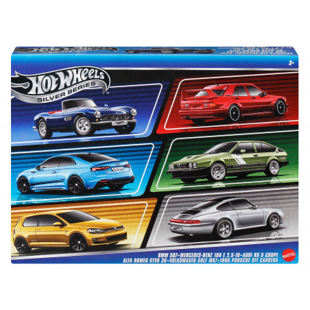 HOT WHEELS šešių europietiškų automodeliukų rinkinys (JBY79)