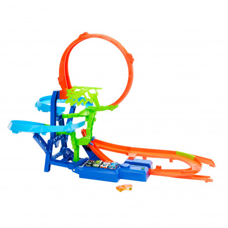 HOT WHEELS kaskadinė trąsa – Avarija ore (JFD12)
