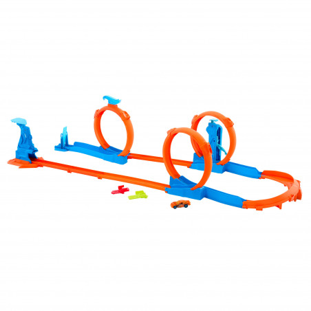 HOT WHEELS trąsų prailginimų rinkinys – Trys kilpos (JDW39)