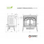 Ketaus krosnelė KAWMET Premium SPARTA S10 ECO Ketaus krosnelė KAWMET Premium SPARTA S10 ECO