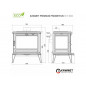 Ketaus krosnelė KAWMET Premium PROMETEUS S11 ECO Ketaus krosnelė KAWMET Premium PROMETEUS S11 ECO