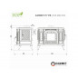 Ketaus krosnelė KAWMET P7 PB (10,5 kW) ECO Ketaus krosnelė KAWMET P7 PB (10,5 kW) ECO