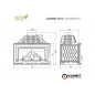 Ketaus įdėklas židiniui KAWMET W16 13,5 kW ECO Ketaus įdėklas židiniui KAWMET W16 13,5 kW ECO