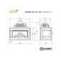 Ketaus įdėklas židiniui KAWMET W16 LB 13,5 kW ECO Ketaus įdėklas židiniui KAWMET W16 LB 13,5 kW ECO