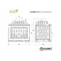Ketaus įdėklas židiniui KAWMET W17 12,3 kW ECO Ketaus įdėklas židiniui KAWMET W17 12,3 kW ECO