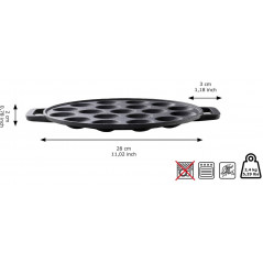 Ketaus mini blynų keptuvė Skottsberg 24cm