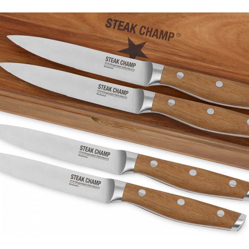 4vnt Peilių Rinkinys Steak Champ 4vnt Peilių Rinkinys Steak Champ