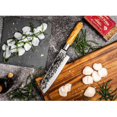 Santoku peilis Forged Olive 18 cm