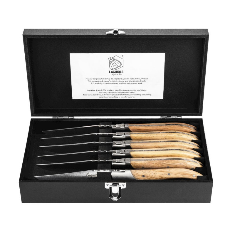 Steiko peilių rinkinys Forged Luxury Oak Wood Steiko peilių rinkinys Forged Luxury Oak Wood