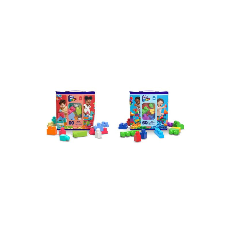 MEGA BLOKS kaladėlių rinkinys (krepšyje 60 det.) MEGA BLOKS kaladėlių rinkinys (krepšyje 60 det.)