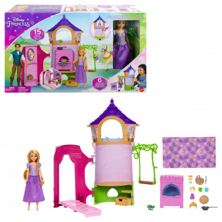 „Disney Princess“ lėlės Auksaplaukės ir bokšto rinkinys (HLW30)