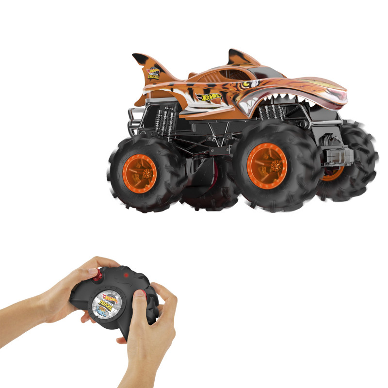 Hot Wheels RC automodelis „Tigrinis ryklys“ (HNV03)