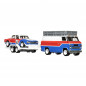 Hot Wheels automodeliukas „Vilkikas su automobiliu“ (FLF56)