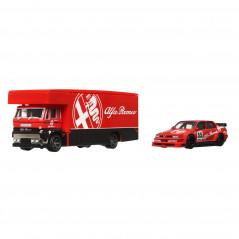 Hot Wheels automodeliukas „Vilkikas su automobiliu“ (FLF56)