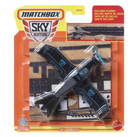Matchbox lėktuvas su pakilimo taku