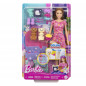 „Barbie“ lėlės ir šunelių pižamų vakarėlio rinkinys (HXN01)
