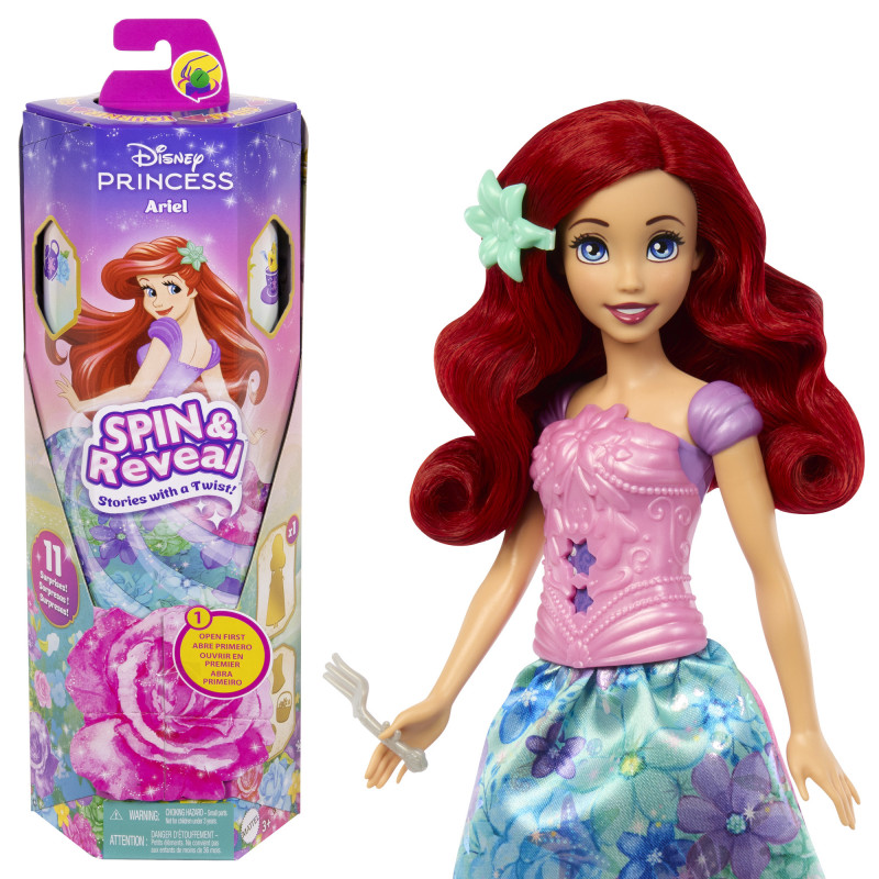 „Disney Princess Spin & Reveal“ Arielės siurprizų rinkinys