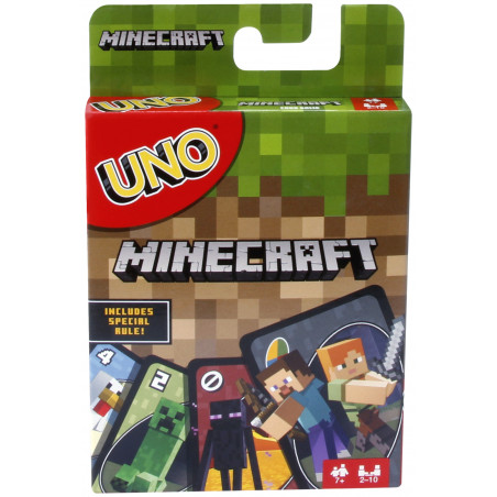 UNO kortos „Minecraft“