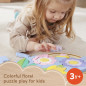 Fisher - price medinė dėlionė gėlės