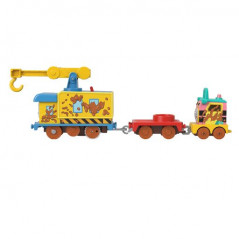Thomas and Friends motorizuotas teminis garvežiukas su vagonu