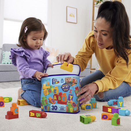 MEGA BLOKS kaladėlių rinkinys ABC (30 det.) (HRR60)
